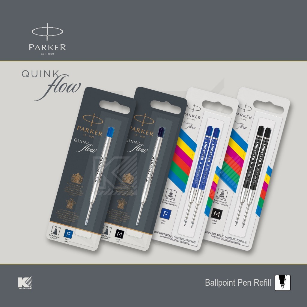 ไส้ปากกา Parker ลูกลื่น ของแท้ ฉลากใหม่
