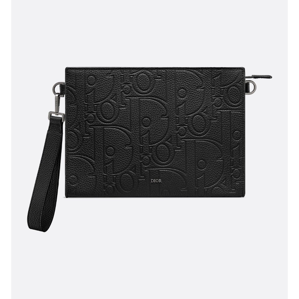 พร้อมส่ง กระเป๋าถือ A5 Triangle Pouch พร้อมกล่องและอุปกรณ์ครบ หนังแท้
