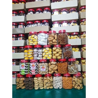 [ 300-400 กรัม ] ขนมกระปุกเล็ก ฝาแดง หลายรสชาติ อร่อย พกพาสะดวก