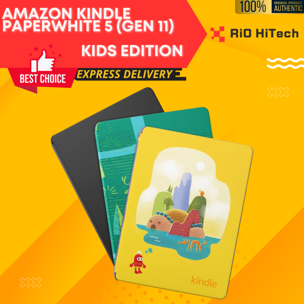 Amazon Kindle Paperwhite 5 Kids (11th Generation) – With Cover