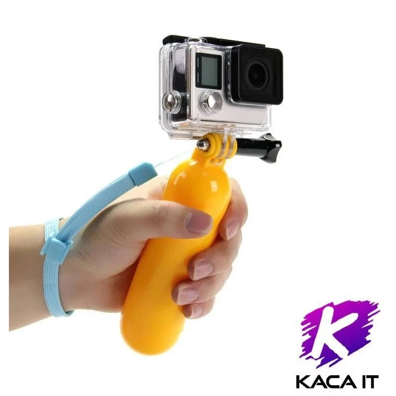 Gopro ทุ่นลอยน้ำ ทุ่นลอยน้ำ goproสีเหลือง Floating Hand Grip Bobber