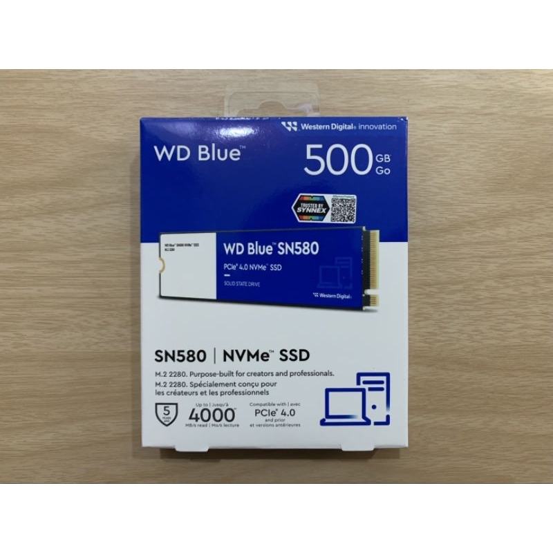 WD BLUE SN580 500GB PCle 4.0 ( สินค้ามือหนึ่ง )