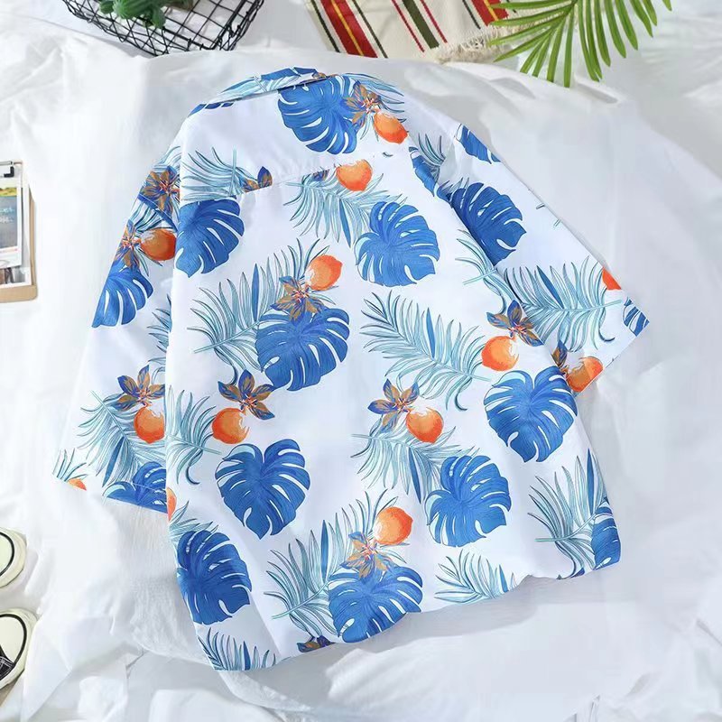 เสื้อฮาวาย  เสื้อเชิ้ตแขนสั้น เสื้อลายดอก ไว้ใส่เที่ยวทะเลชิวๆ ผ้าดี ลายสวย