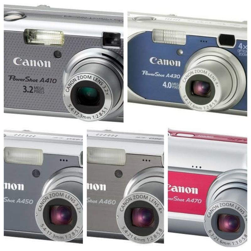 ซ่อมกล้องถ่ายรูปดิจิตอล Canon PowerShot A410 A420 A430 A450 A460 A470