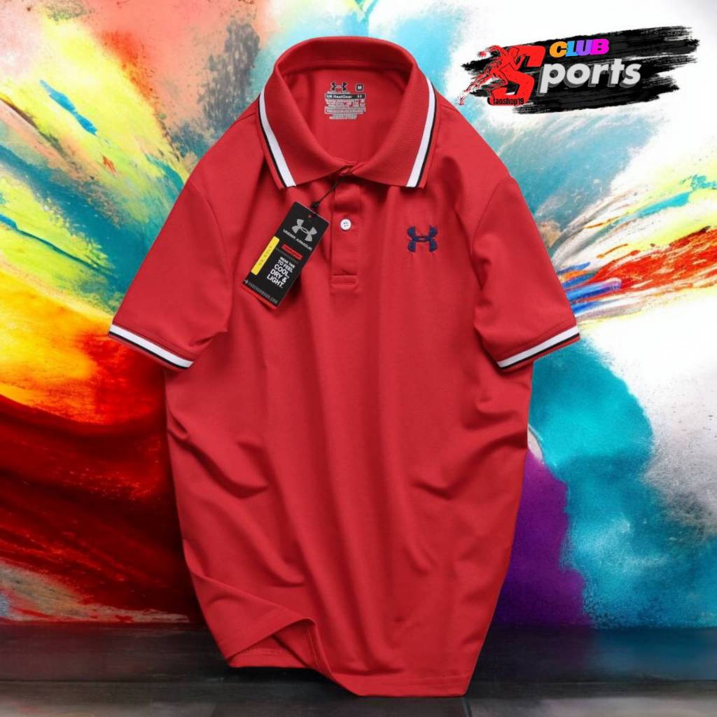 เสื้อกีฬากล์อฟ ลายใหม่ 7 สี เสื้อกีฬาชาย เนื้อผ้าระบายอากาศดี