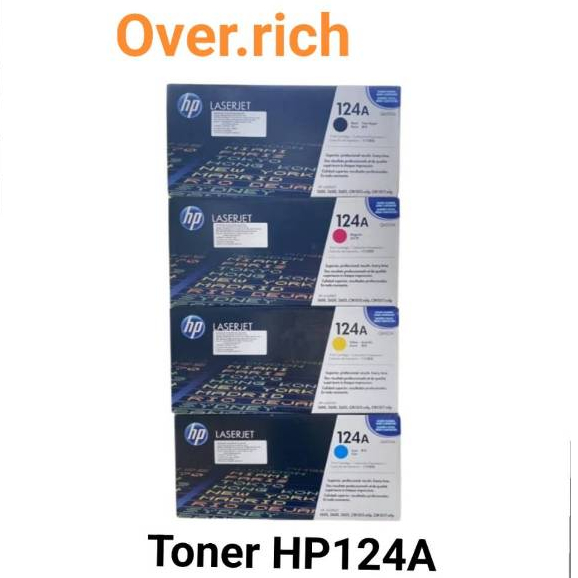 Toner HP 124A Q6000A Q60001 Q60002 Q60003 (BK C M Y ) ของแท้100%sales