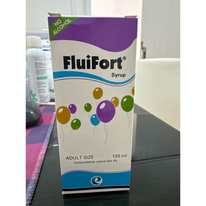 Fluifort 120ml แก้ไอขับเสมหะ ฉลากไทย