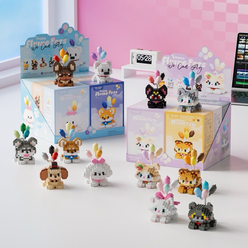 ตัวต่อนาโน Size M - Mekansm Puppy Flying Pets Cat Dog - รูปที่ 3