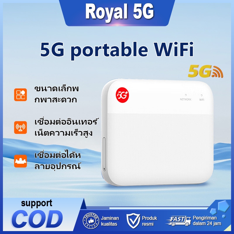 ZTE F50 5G Router Pocket WiFi: สนุกกับความเร็ว 1.6Gbps พร้อมรองรับ SA/NSA 5G Mobile Hotspot
