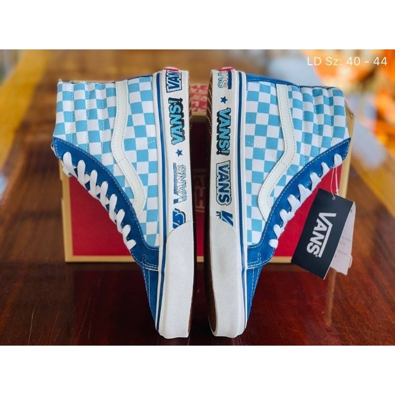 รองเท้า Vans Old Skool High ลายตาราง [ ของแท้💯 พร้อมส่ง ]