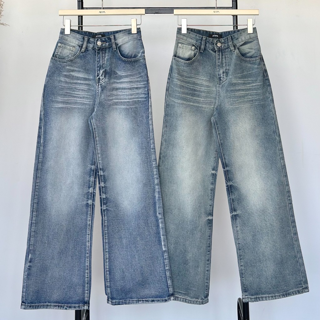 Atipashop - DARIA JEANS กางเกงยีนส์ขายาว ทรงแบคกี้