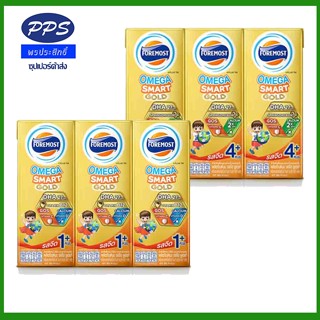 นมโฟร์โมสต์โอเมก้าโกลด์ 180มล. 1+และ4+  ล็อตใหม่(แพค)