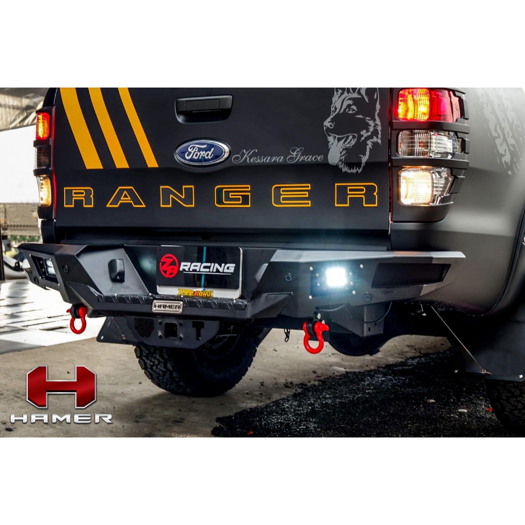 HAMER4x4 กันชนท้าย NOVA REAR BUMPER FOR FORD RANGER ปี 2015-2021