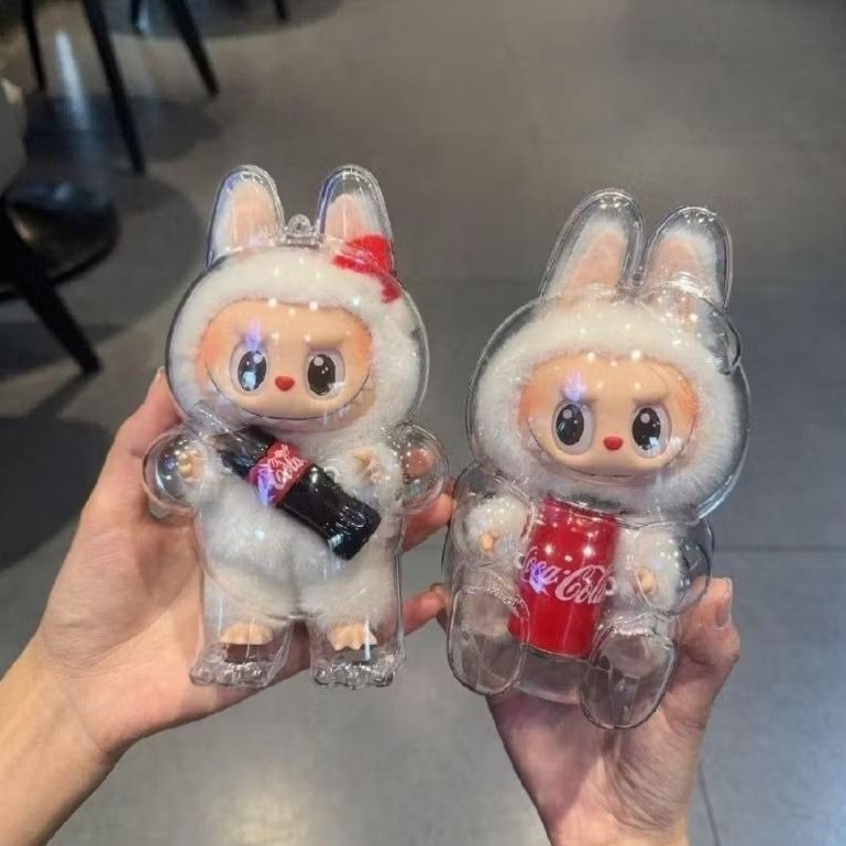 เคสใสสำหรับใส่ Labubu Coke เคสใสลาบูบู้โค้ก