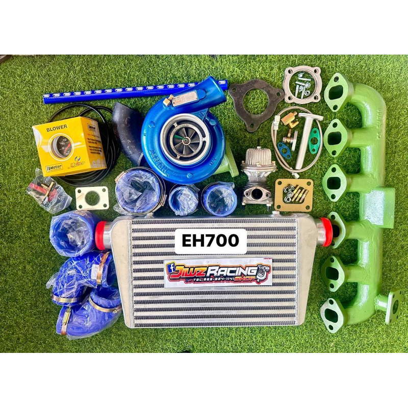 ชุดติดตั้งเทอร์โบ เครื่อง Hino EH700 EH500 เทอร์โบHx40เก่านอกแท้ รับประกัน3เดือน