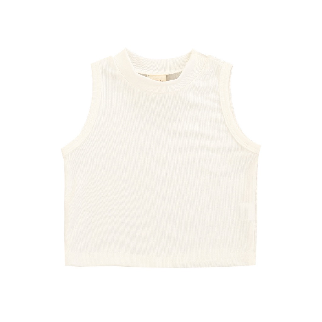 เสื้อครอปเด็กหญิง เสื้อกล้ามเด็ก คอปีน งานแฟชั่น ไซส์120-160 พร้อมส่งจากไทย - รูปที่ 7