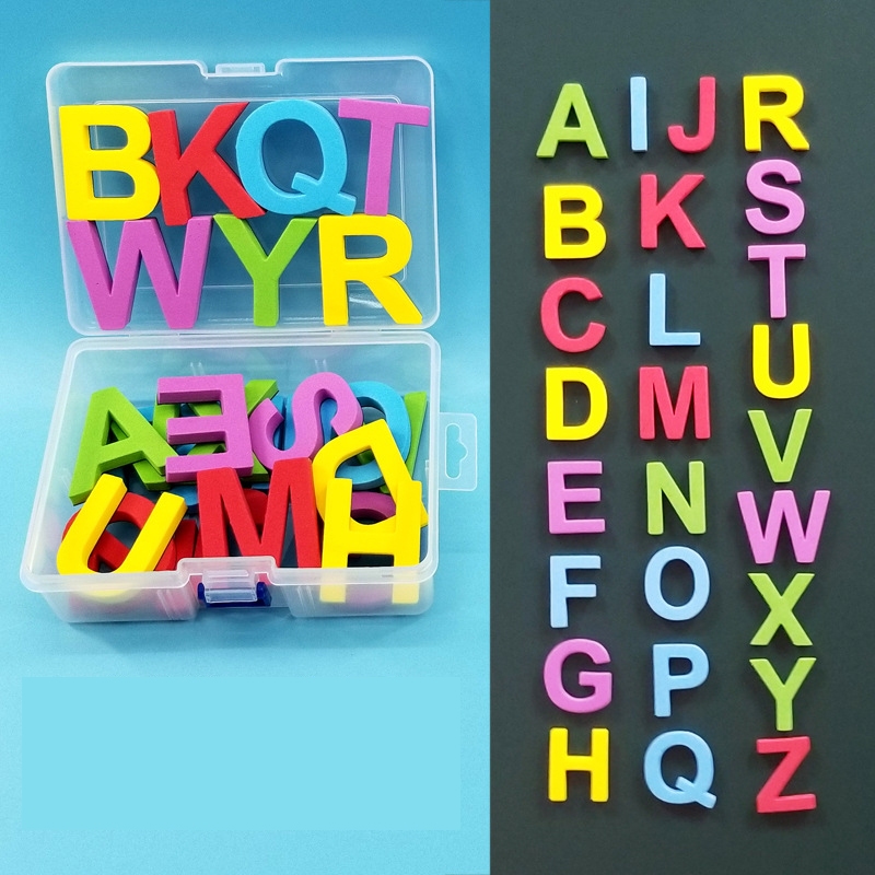 กระดานไวท์บอร์ด ขนาด 20x30ซม. ตัวอักษรแม่เหล็ก ด้านหน้าเป็นไวท์บอร์ด ด้านหลังเป็นศัพท์ภาษาอังกฤษ - รูปที่ 3