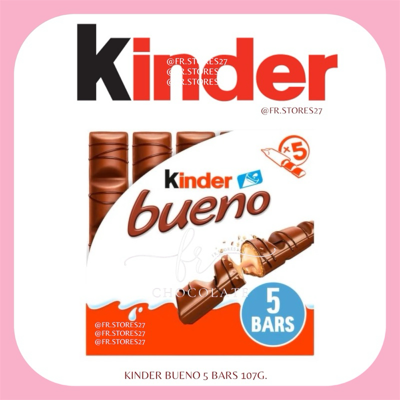 KINDER BUENO MILK CHOCOLATE, FERRERO, 107.5 G