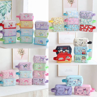 กระเป๋าใส่เครื่องสำอางค์ ซิปเปิดได้กว้าง จุของเยอะ หนังPU