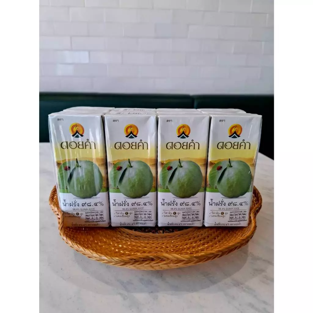 น้ำฝรั่ง ๙๘% 200 มล.(แพ็ค4กล่อง) EXP : 04/04/27