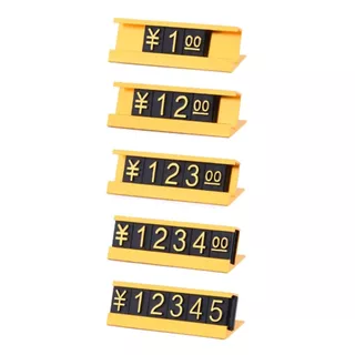 16 ชุด เซตป้ายราคา กรอบราคาอลูมิเนียมอัลลอยด์ ป้ายราคาสินค้า minimal ป้ายราคาเครื่องประดับ ป้ายราคาเสื้อผ้า