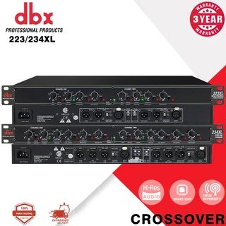 DBX 223XL/234XL Electronic crossover,เครื่องแยกสัญญาณเสียง, ครอสโอเวอร์ ซับวูฟเฟอร์ stereo,ครอสโอเวอร์อนาล็อก 3 ทาง