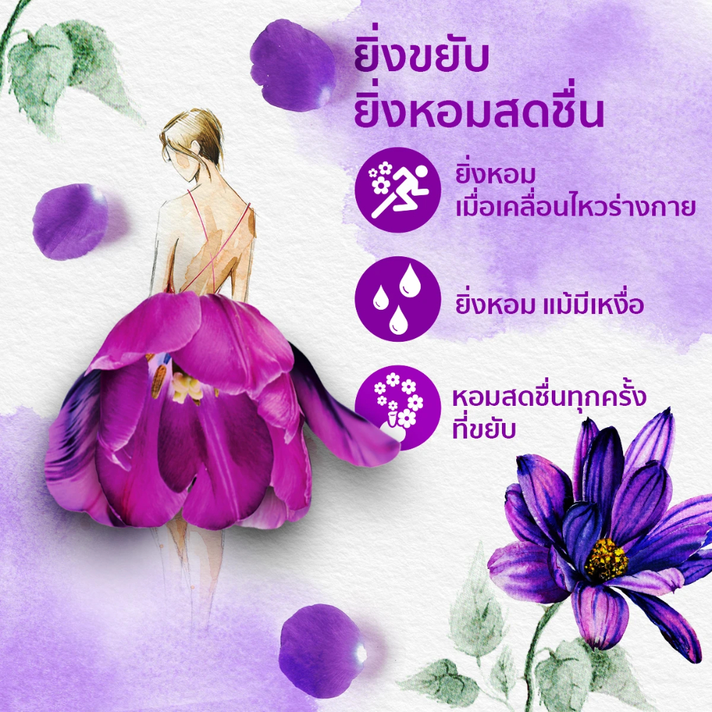 Downy ดาวน์นี่ น้ำยาปรับผ้านุ่มถุงใหญ่ สูตรเข้มข้น ขนาด 1 ลิตร ราคา ถูกที่สุด ดีลบีเคเค แกลเลอรีภาพที่ 3
