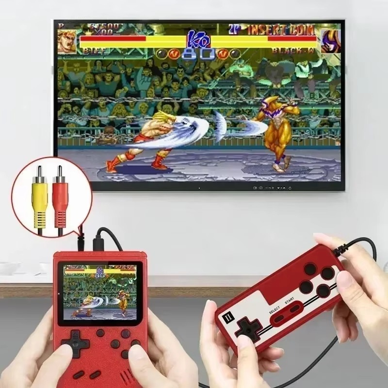 เกมบอย  เครื่องเล่นเกมวัยเด็ก 400เกมรวมอยู่ในเครื่องเดียว หน้าจอขนาดใหญ่ ต่อสายกับจอทีวีได้ มีตัวเลือกผุ้เล่น2คน
