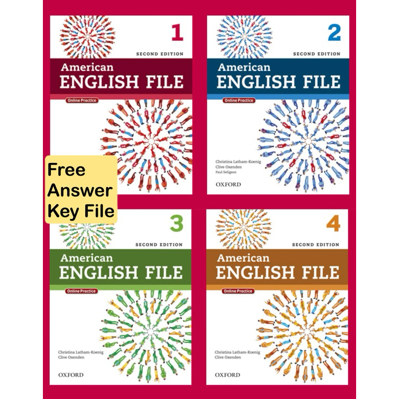 American English File 1 2 3 4 (2nd edition) Oxford หนังสือเรียนภาษาอังกฤษ สำเนียงอเมริกัน