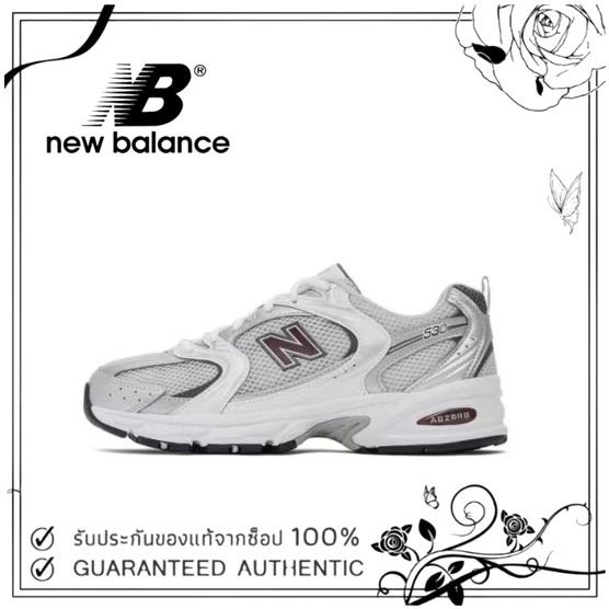 💕(ของแท้ 100 % ) New Balance 530 MR530GS สีขาวแดง