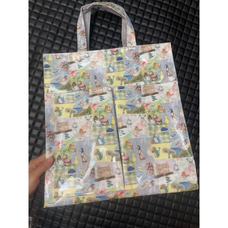 SB0045กระเป๋าถือA2ผ้าเคลือบกันน้ำ