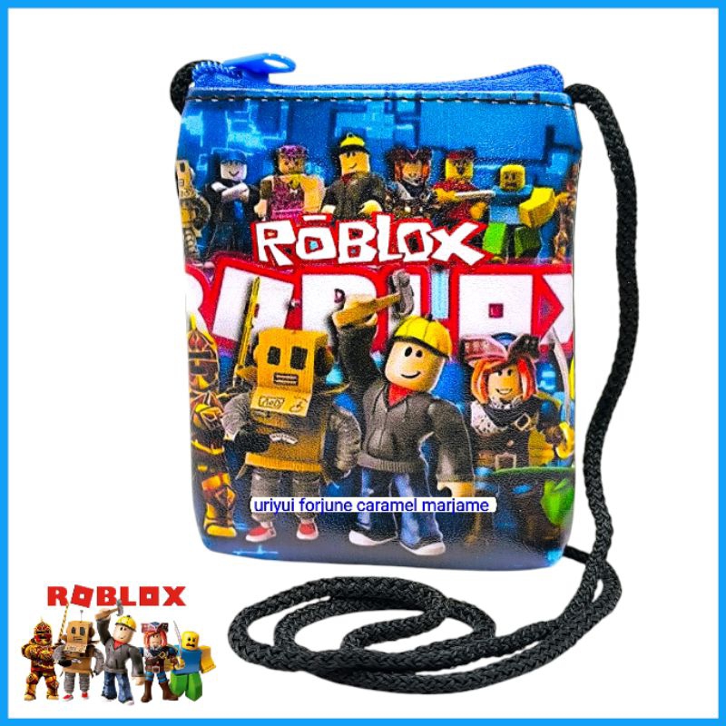โรบ้อค ( Roblox ) กระเป๋าตังค์เด็ก กระเป๋าห้อยคอใส่เงินไปโรงเรียน ส่งจากไทย