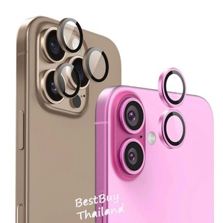 ✨ QUARRY กันรอยกล้องไอโฟน iPhone 16 / 16 Plus / 16 Pro / 16 Pro Max กันเลนส์กล้องไอโฟน iPhone16Plus / 16Pro / 16ProMax