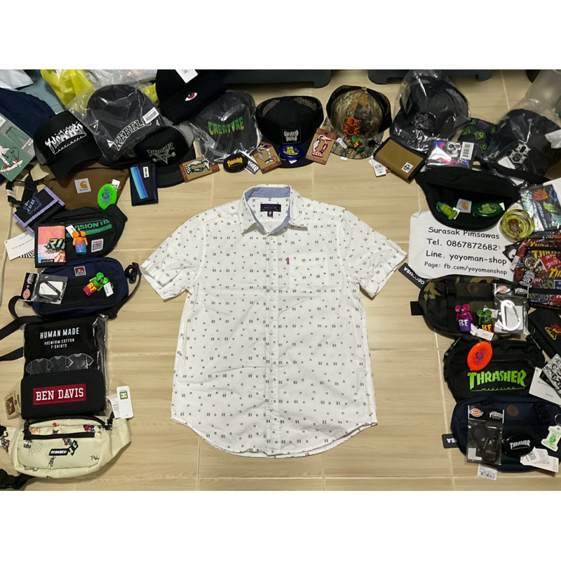 เสื้อเชิ้ต mishka สภาพดี size S