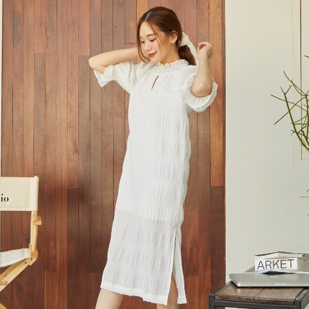 janunstudio - TUAYFUU DRESS 1 สี (เดรสผู้หญิง ถ้วยฟู)
