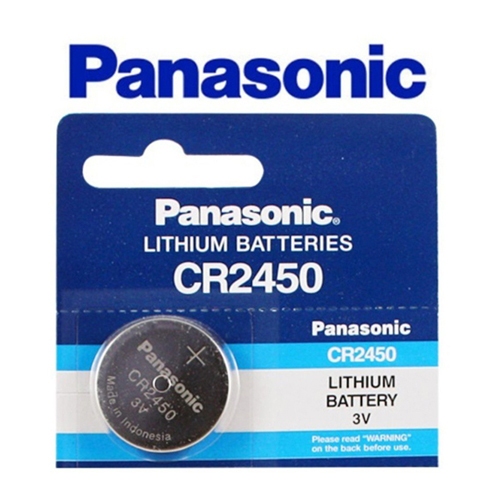 ถ่าน Panasonic CR2450 Lithium 3V แท้100%  จำหน่ายแบ่งขาย หรือ ยกแผง ( 1แผง มี 5 เม็ด)