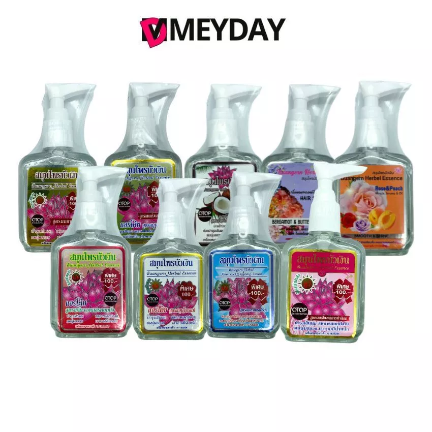 Buangern บัวเงิน herbal essence แฮร์โค้ท สูตรสมุนไพรแท้ 85ml.