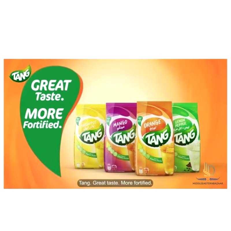 TANG ORANGE,Mango,Pineapple 375g เครื่องดื่มสำเร็จรูปชนิดผงชงดื่ม