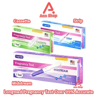 Longmed Pregnancy Test ที่ตรวจครรภ์ แบบจุ่ม,หยด,ปากกา [1 กล่อง] DD 320X [ไม่ระบุสินค้าหน้ากล่อง] ที่ตรวจการตั้งครรภ์