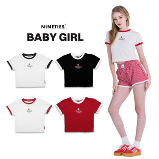 Nineties Design : Live as the Youths  เสื้อครอปมีขอบแขน รุ่น…