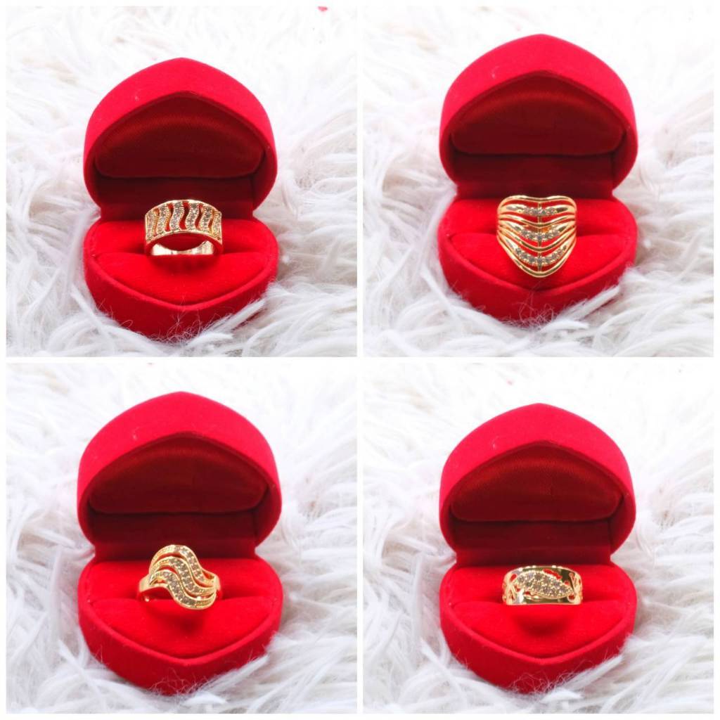 4ลาย จำนวนจำกัดแหวน เพชรเม็ดแถว มีหลายแบบสวยๆ แฟชั่นเรียบง่ายใส่ได้ทังผู้หญิง และผู้ชาย
