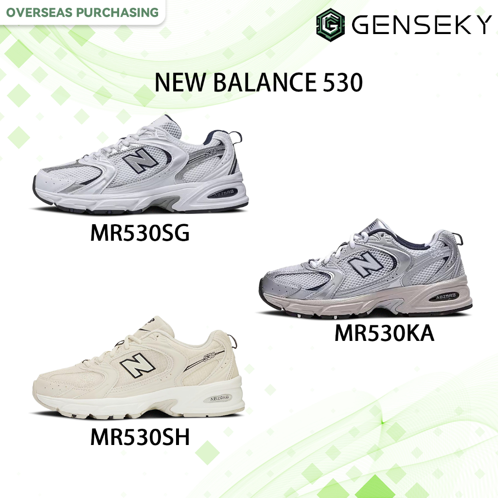(ของแท้100% ) New BALANCE 530 รองเท้ากีฬา MR530SG/MR530KA/MR530SH nb 530 รองเท้าวิ่งระบายอากาศ