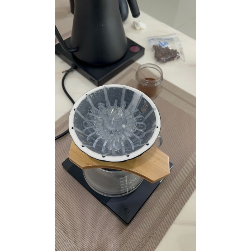 Filter ที่กดกระดาษกรองกาแฟทรงกรวย CT62 หรือ V60 ส่งจากไทย ของแท้