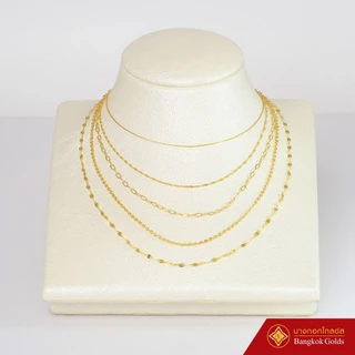 Bangkok Golds สร้อยคอทอง 96.5% น้ำหนัก ครึ่ง สลึง สินค้างานคละลายมาตรฐาน ทองคำแท้ 96.5% *ทองเยาวราช
