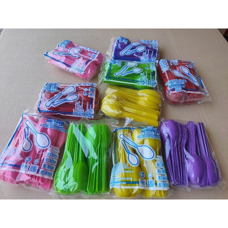 ช้อนไอติมรีน่า ตราSB  1 แพ็ค 10 ห่อ (1 ห่อ 50คัน) (500 คัน)