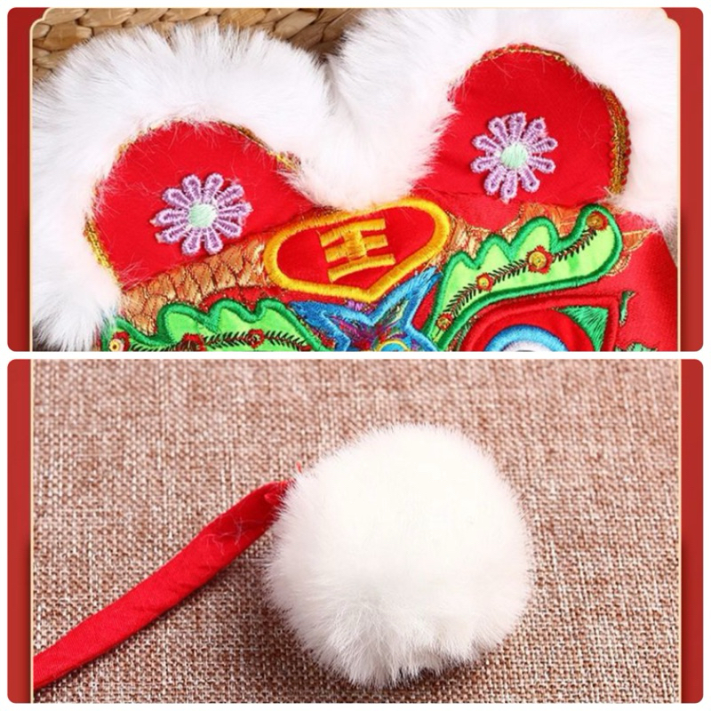 🇹🇭พร้อมส่งจากไทย🇹🇭หมวกสิงโต หมวกมังกร หมวกตรุษจีนเด็ก - รูปที่ 4