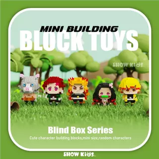 บล็อกตัวต่อมินิ Blind Box ฟิกเกอร์การ์ตูนน่ารัก สุ่มแบบ ตัวจิ๋ว ของสะสมตั้งโต๊ะ ของขวัญเด็ก ของเล่นเสริมสมาธิ
