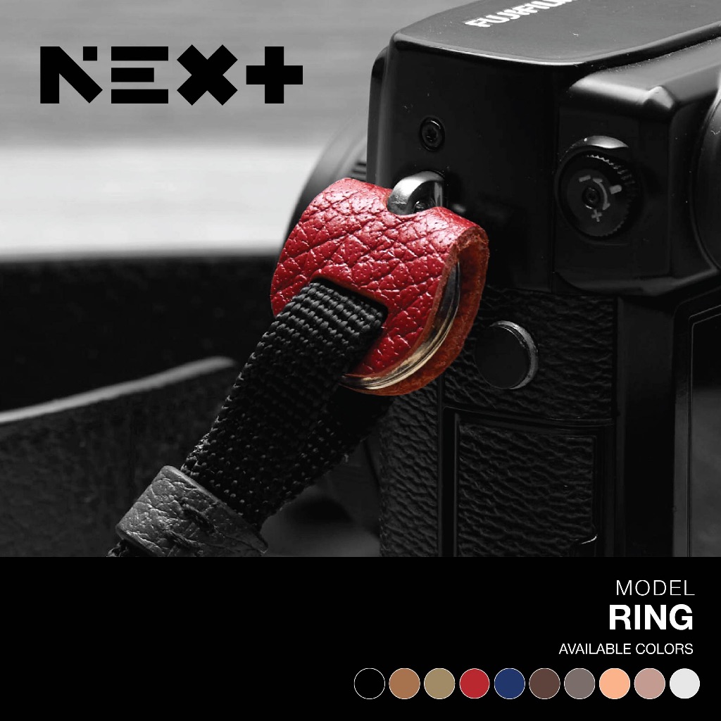 ตัวแปลงสายคล้องกล้อง ห่วงกล้อง หูกล้อง หนังแท้ รองห่วง RING + LEATHER For Camera Straps Next Photographic ห่วงกลมสแตนเลส