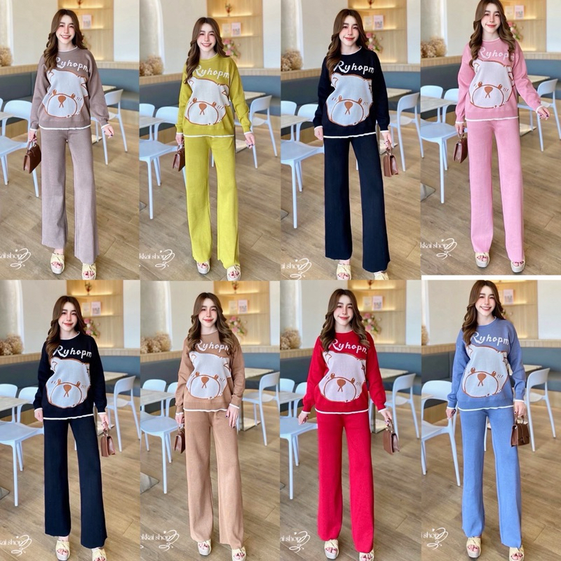 ชุดเซ็ตไหมพรมผ้าเนื้อดีทรงสวยมากๆ