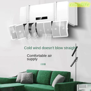 cozyเเผ่นกั้นช่องลมเเอร์ที่กั้นเเอร์เเผ่นกั้นช่องลมเครื่องปรับอากาศฟอกอากาศมี 8ใบพัดปรับได้ป้องกันการสัมผัสแอร์โดยตรง